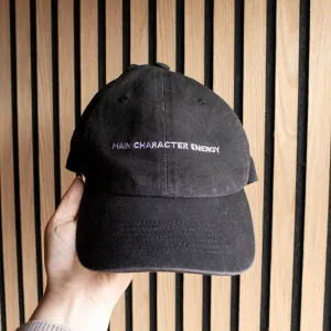 Main Character Energy Black Cap