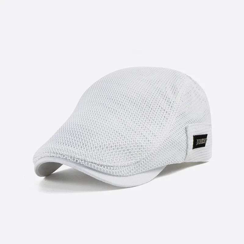 Mesh Newsboy Hat Sun Hat Adjustable