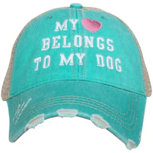 My Heart Belongs To My Dog Trucker Hat