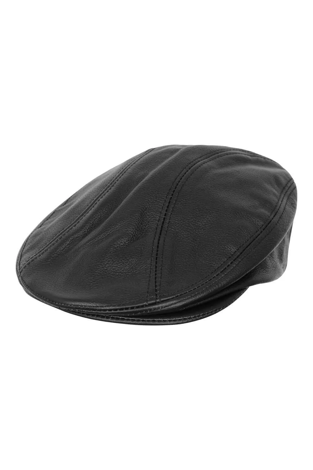 New Real Cow Leather Ivy Flat Newsboy cap Gatsby Golf Hat Driver Cabbie