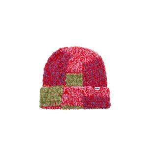 PATCHWORK RIB BEANIE