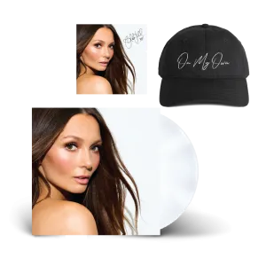 Ricki-Lee / 'On My Own' White LP Vinyl, Cap   Signed Art Card