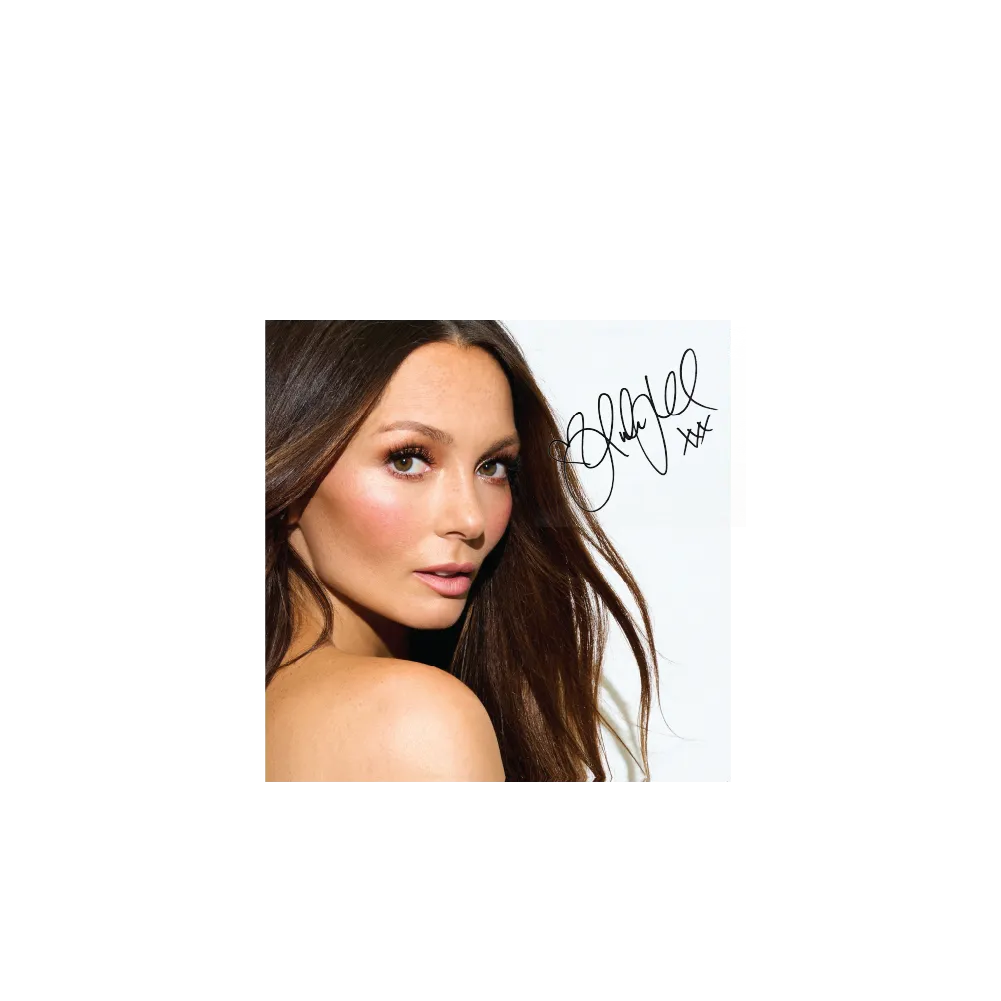 Ricki-Lee / 'On My Own' White LP Vinyl, Cap   Signed Art Card