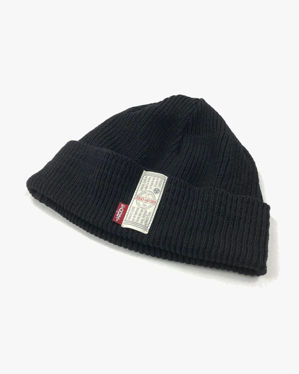 Samurai Jeans SJ501NC Knit Watch Cap - Black