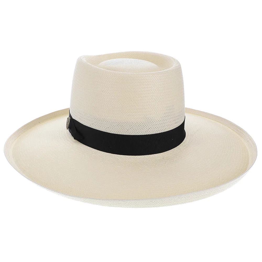 San Juan - Dobbs Shantung Straw Fedora Hat
