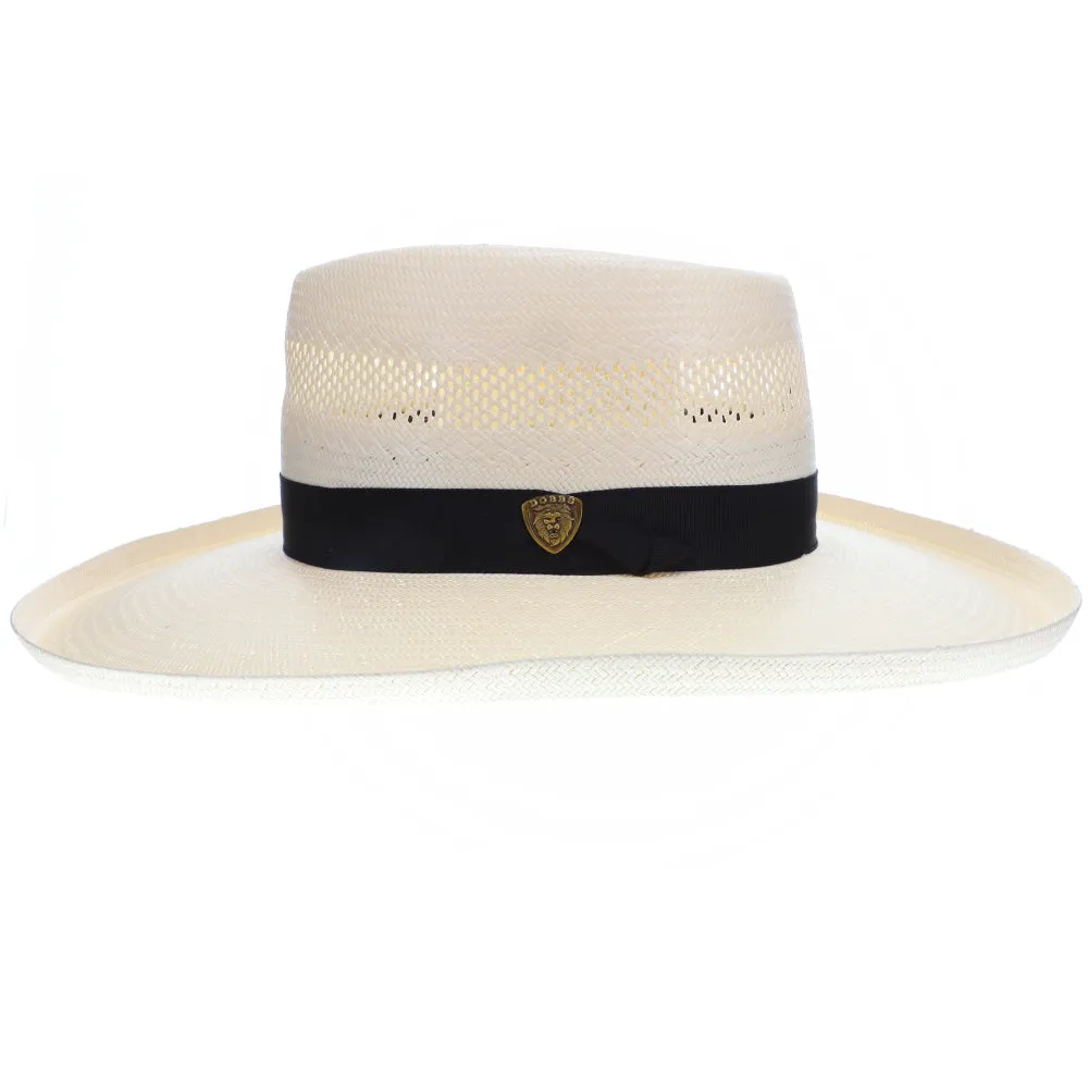San Juan - Dobbs Vented Shantung Straw Fedora Hat