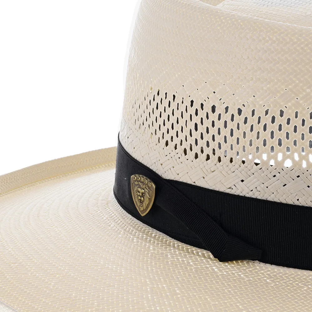 San Juan - Dobbs Vented Shantung Straw Fedora Hat