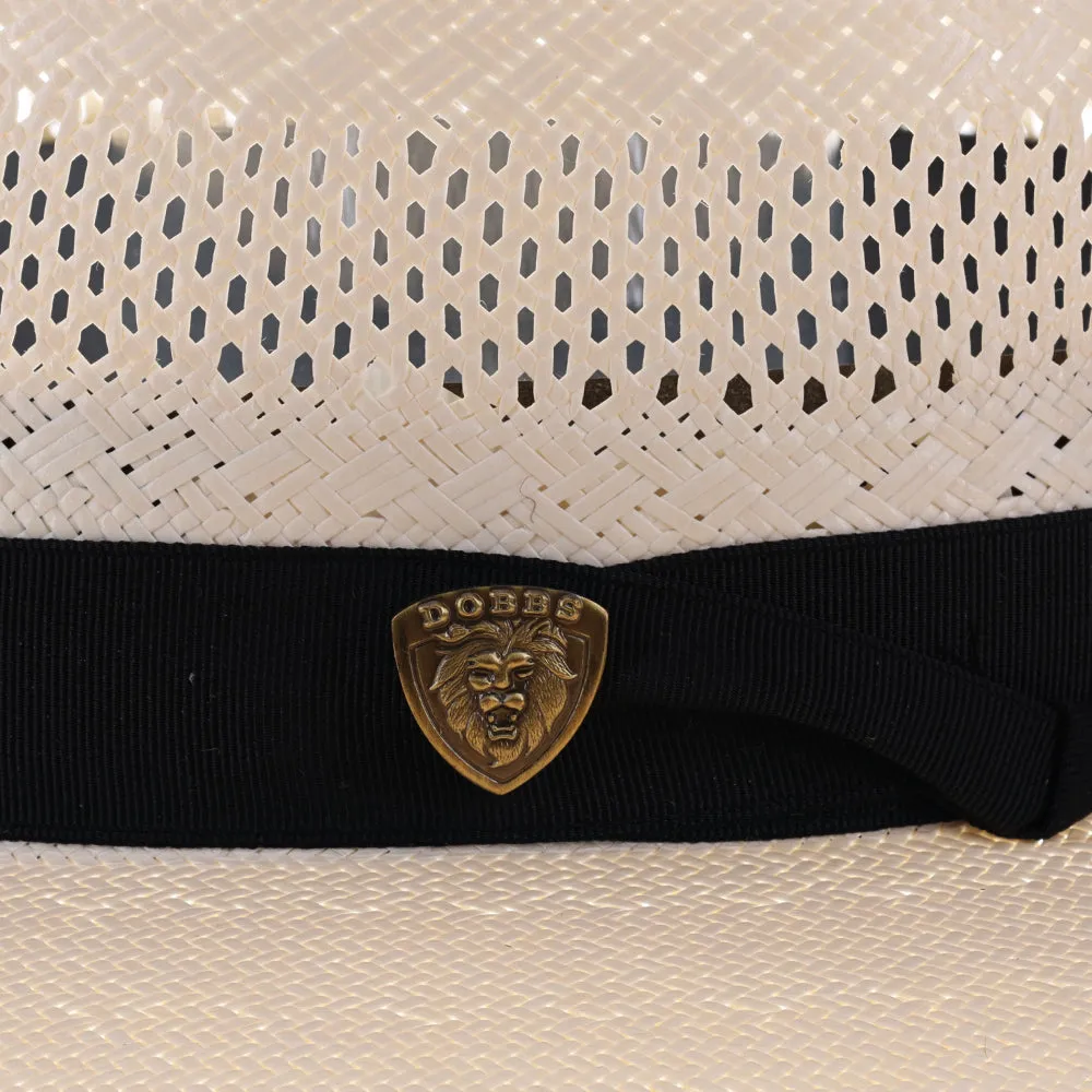 San Juan - Dobbs Vented Shantung Straw Fedora Hat