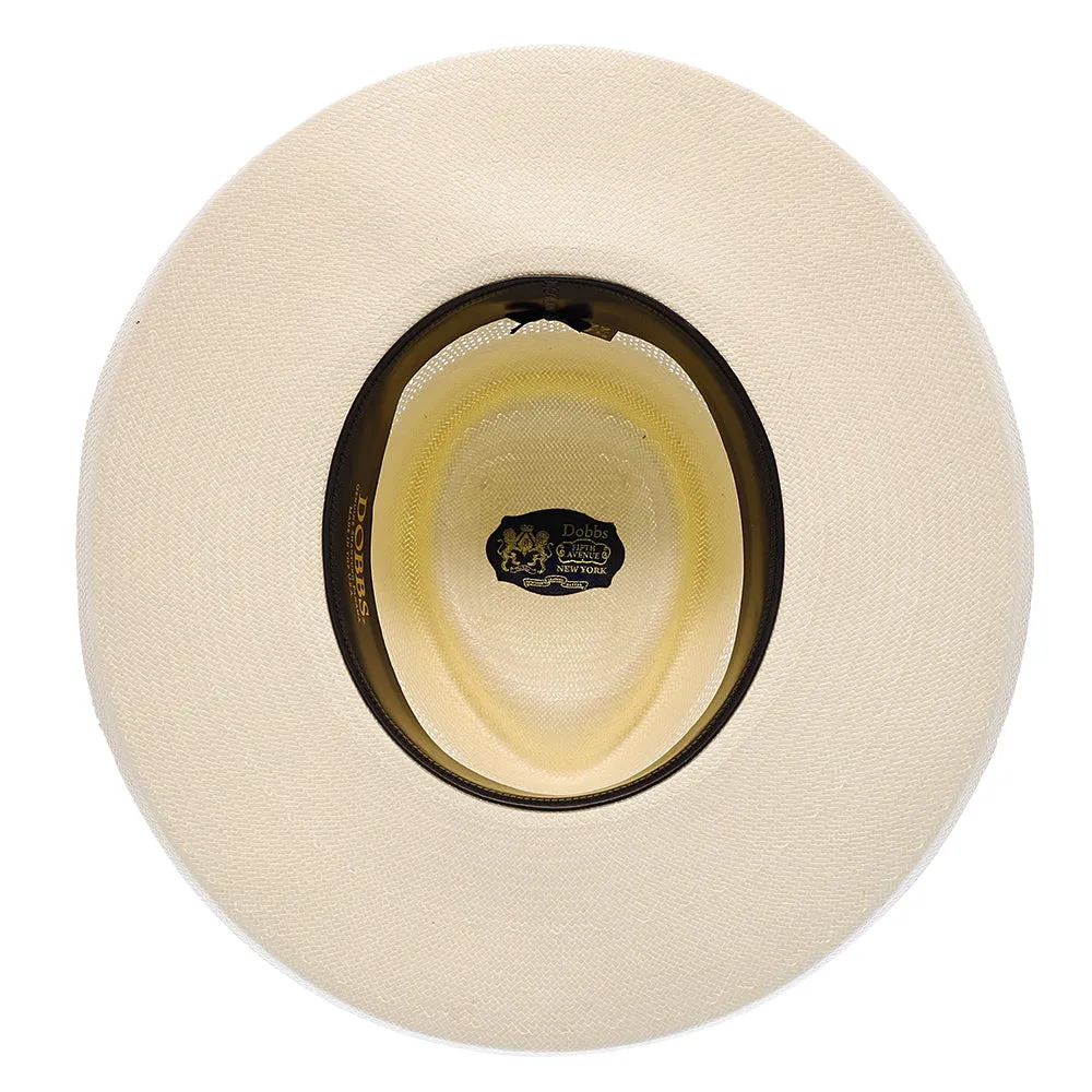 San Juan - Dobbs Vented Shantung Straw Fedora Hat