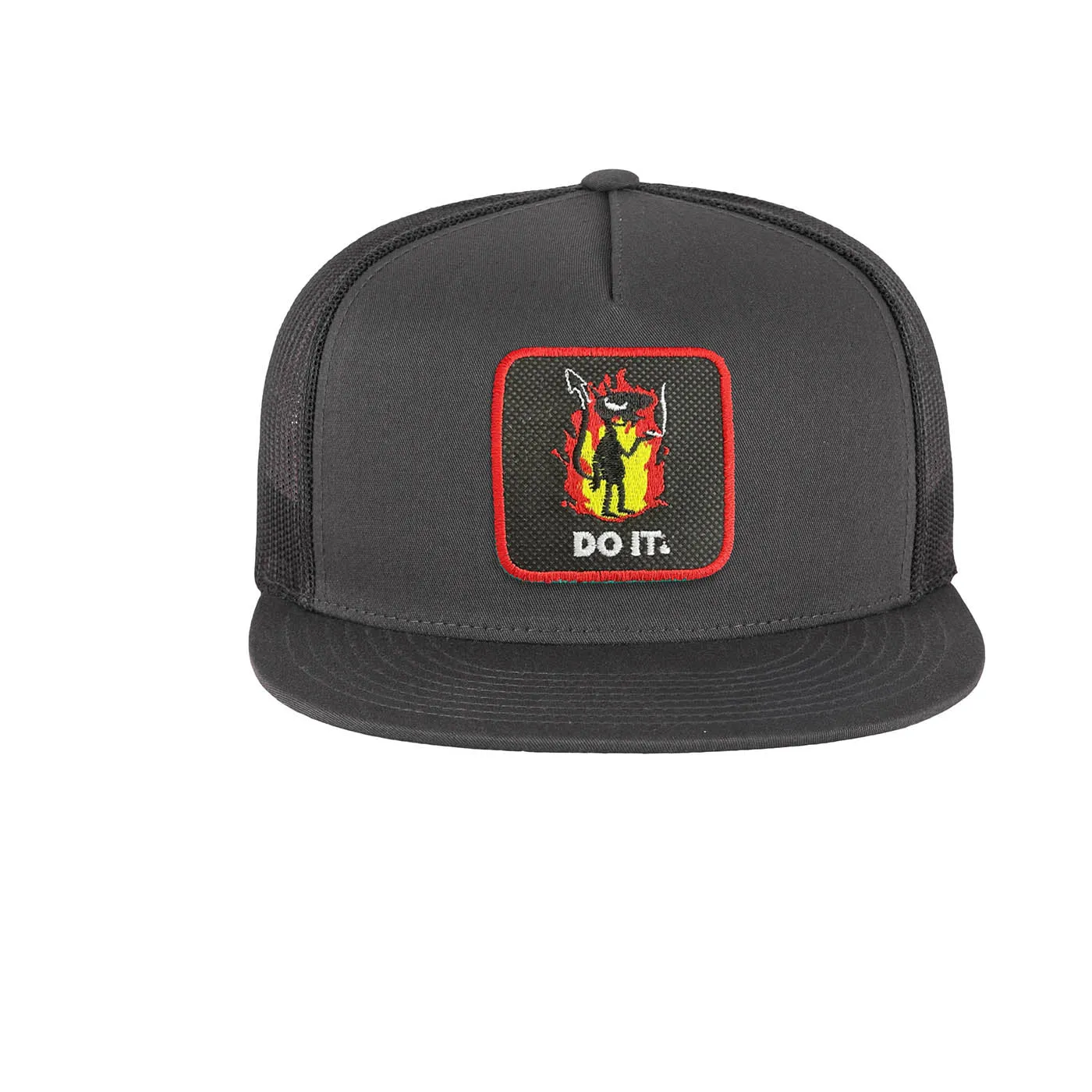 Sarcastic Cap Devil Embroidered Baseball Hat by Forge Bros