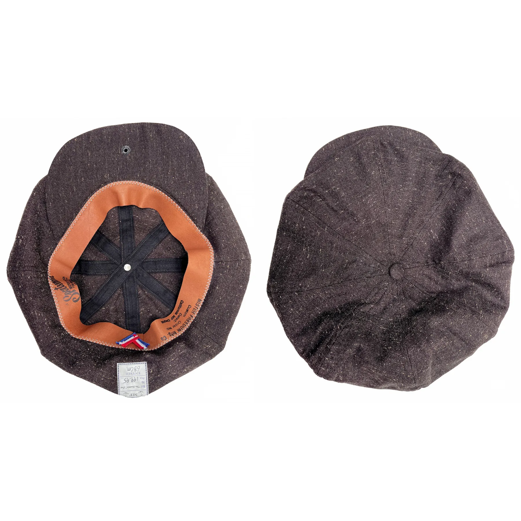 Scuttler Cap - NOS Brown Tweed