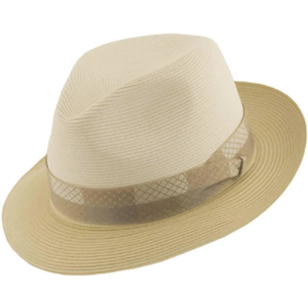 Stetson Andover Florentine Milan Straw Fedora
