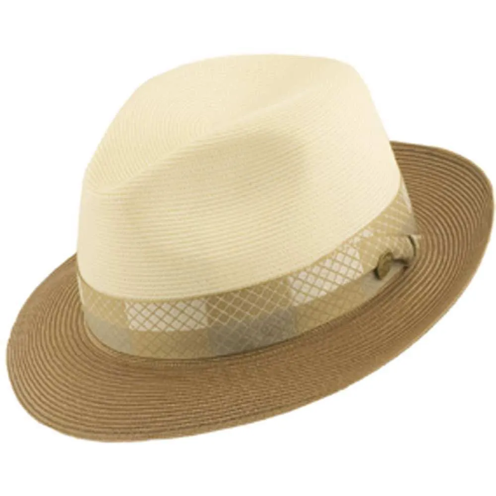 Stetson Andover Florentine Milan Straw Fedora
