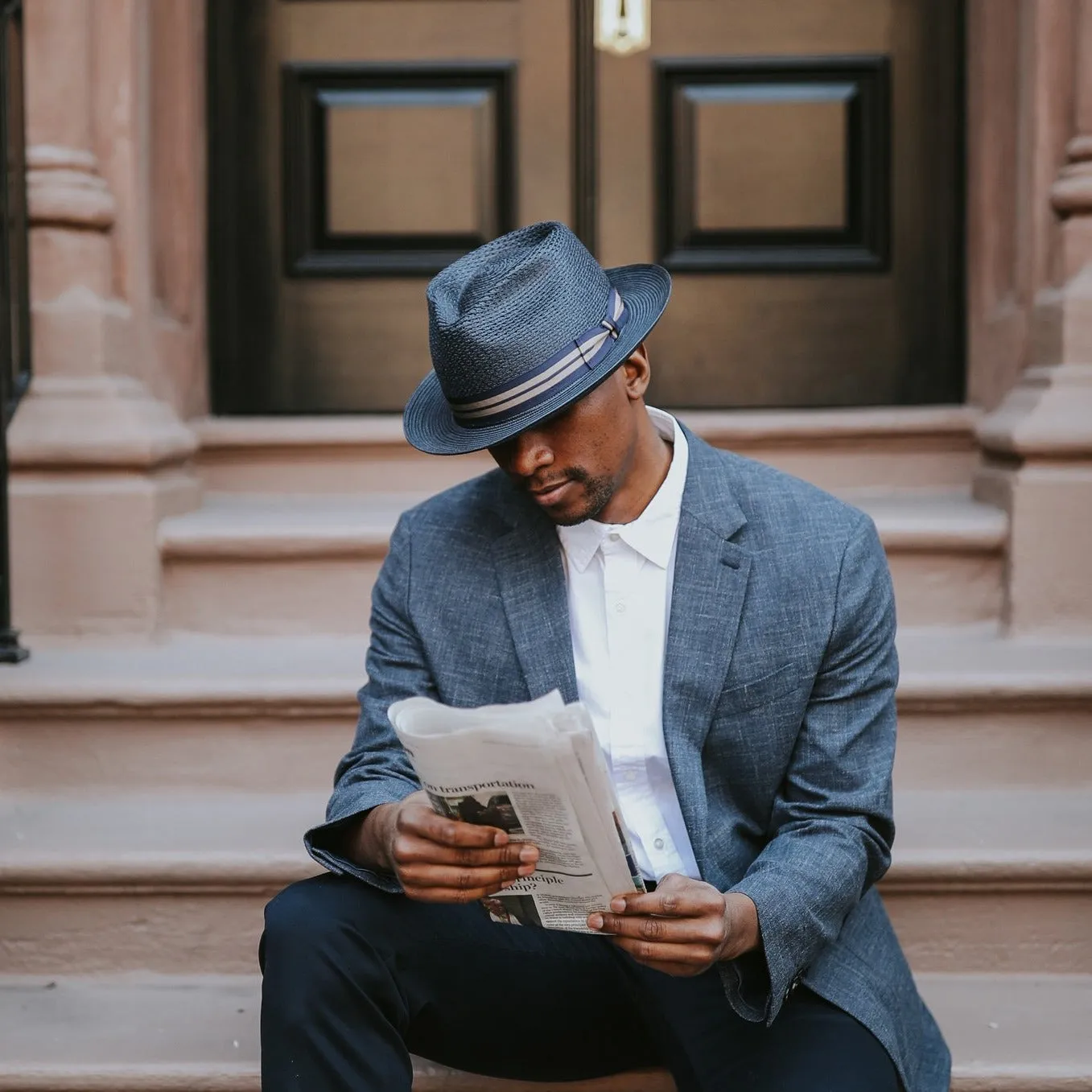 Stetson Nantucket Milan Straw Fedora