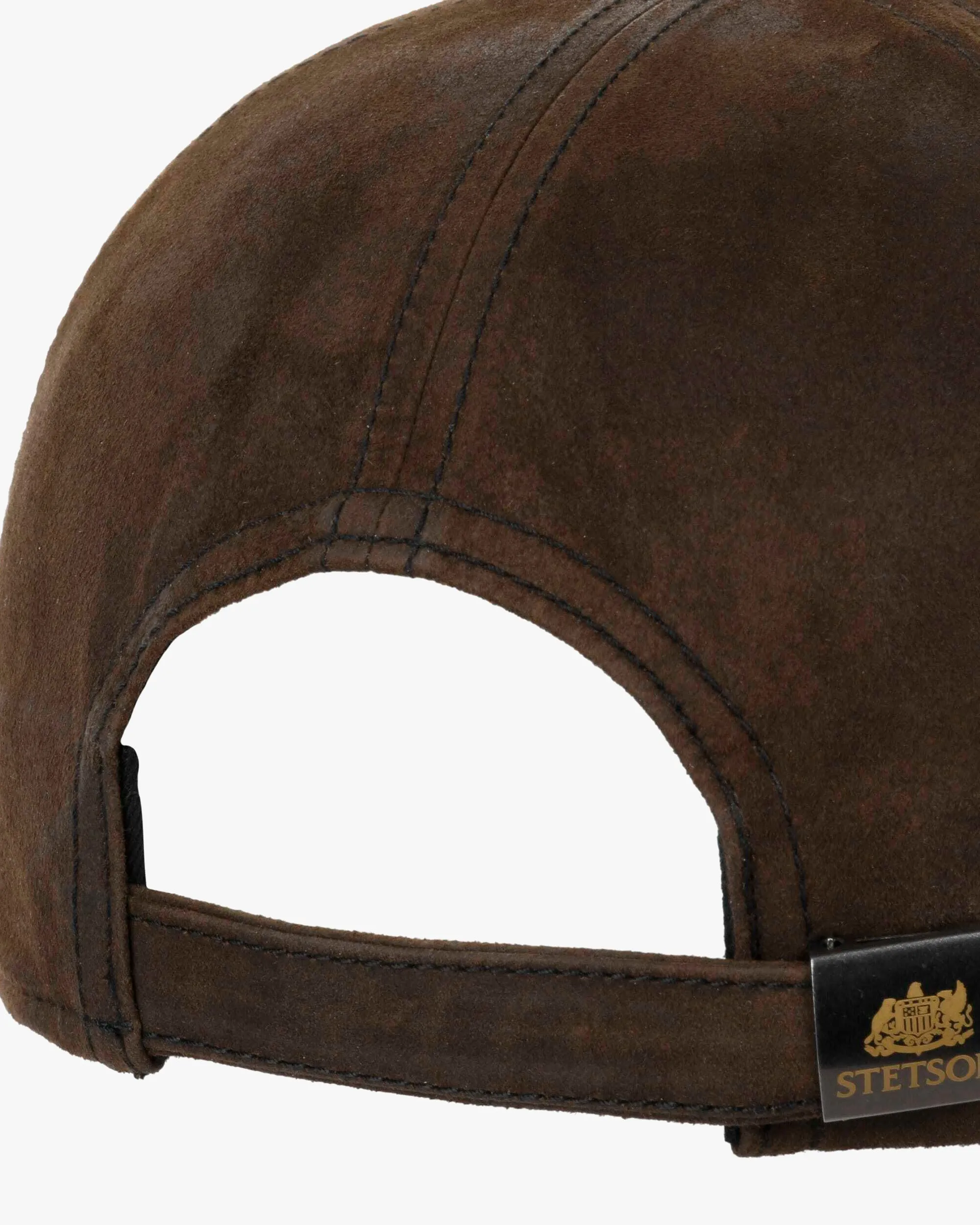 Stetson Oily Goat Suede Trucker Cap - Mud