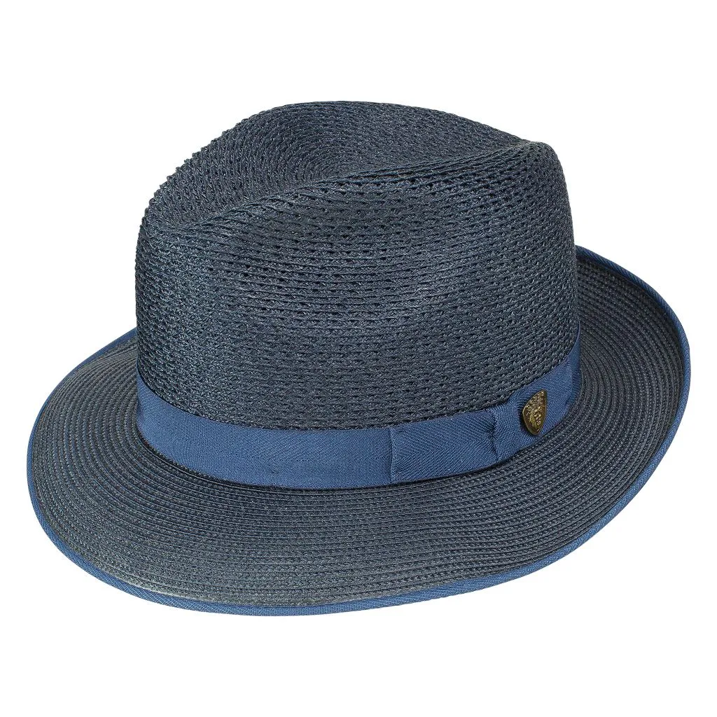 Stetson Regalis B Vented Pinch Front Straw Fedora