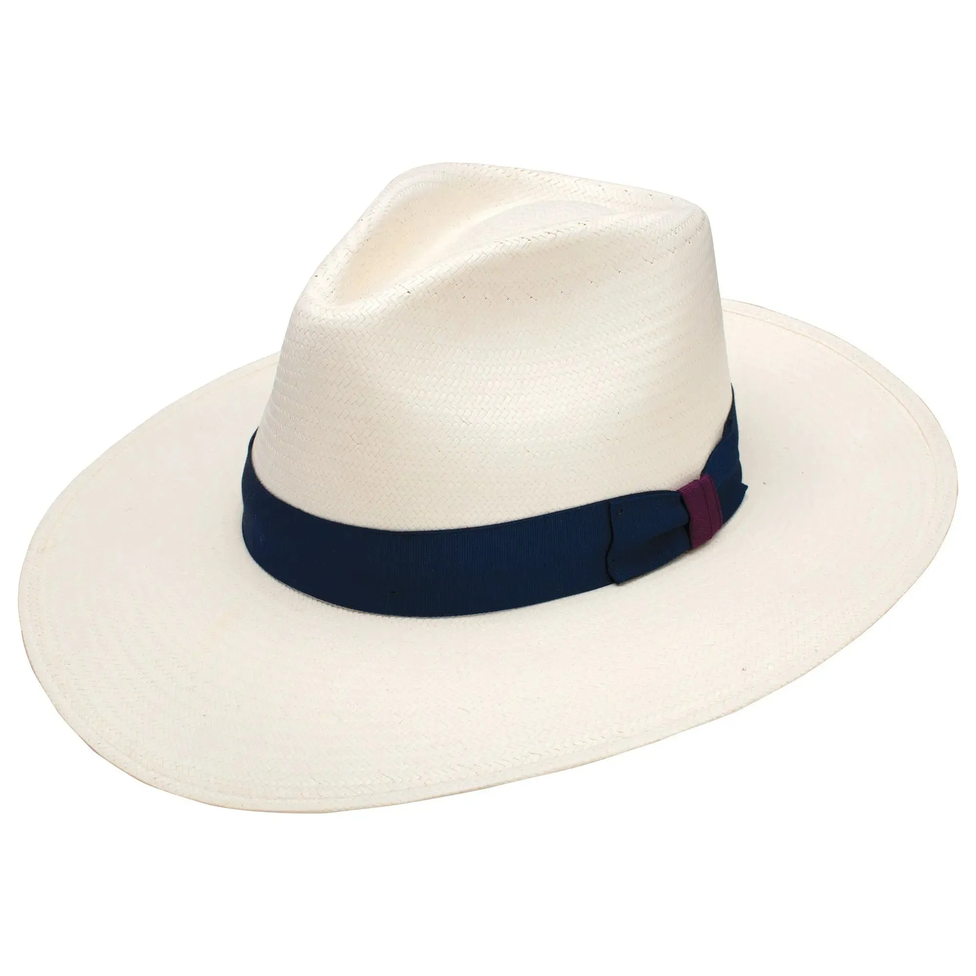 Stetson Santa Monica Shantung Straw Wide Brim Fedora