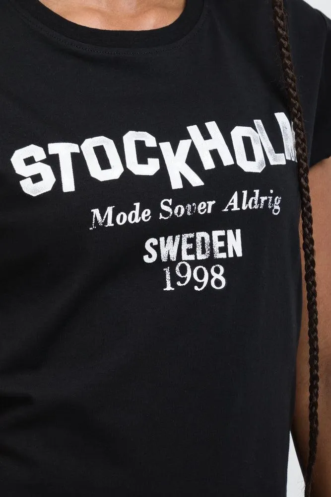 Stockholm Short Sleeve T-Shirt Black