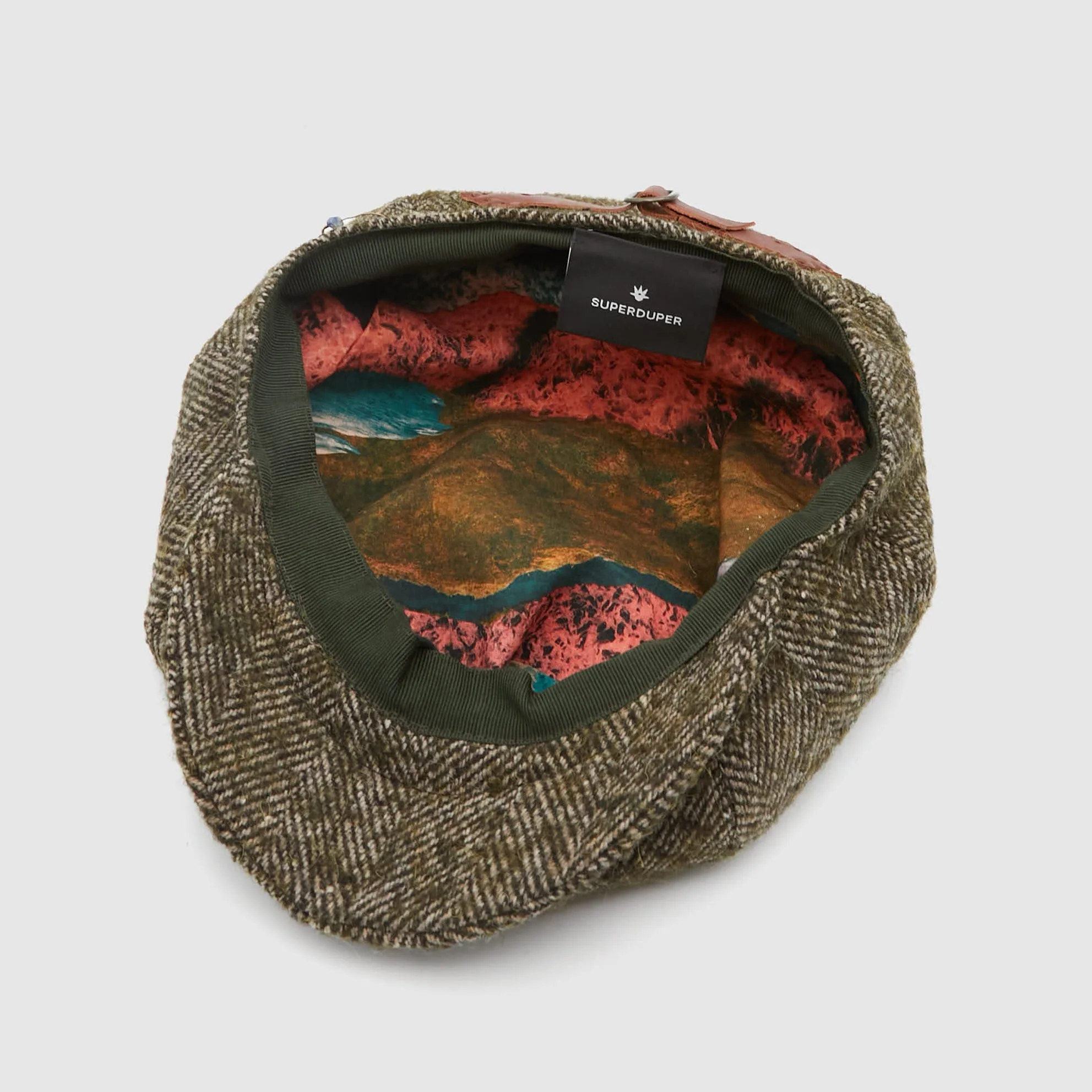 Superduper Wool Blend News Boy Cap