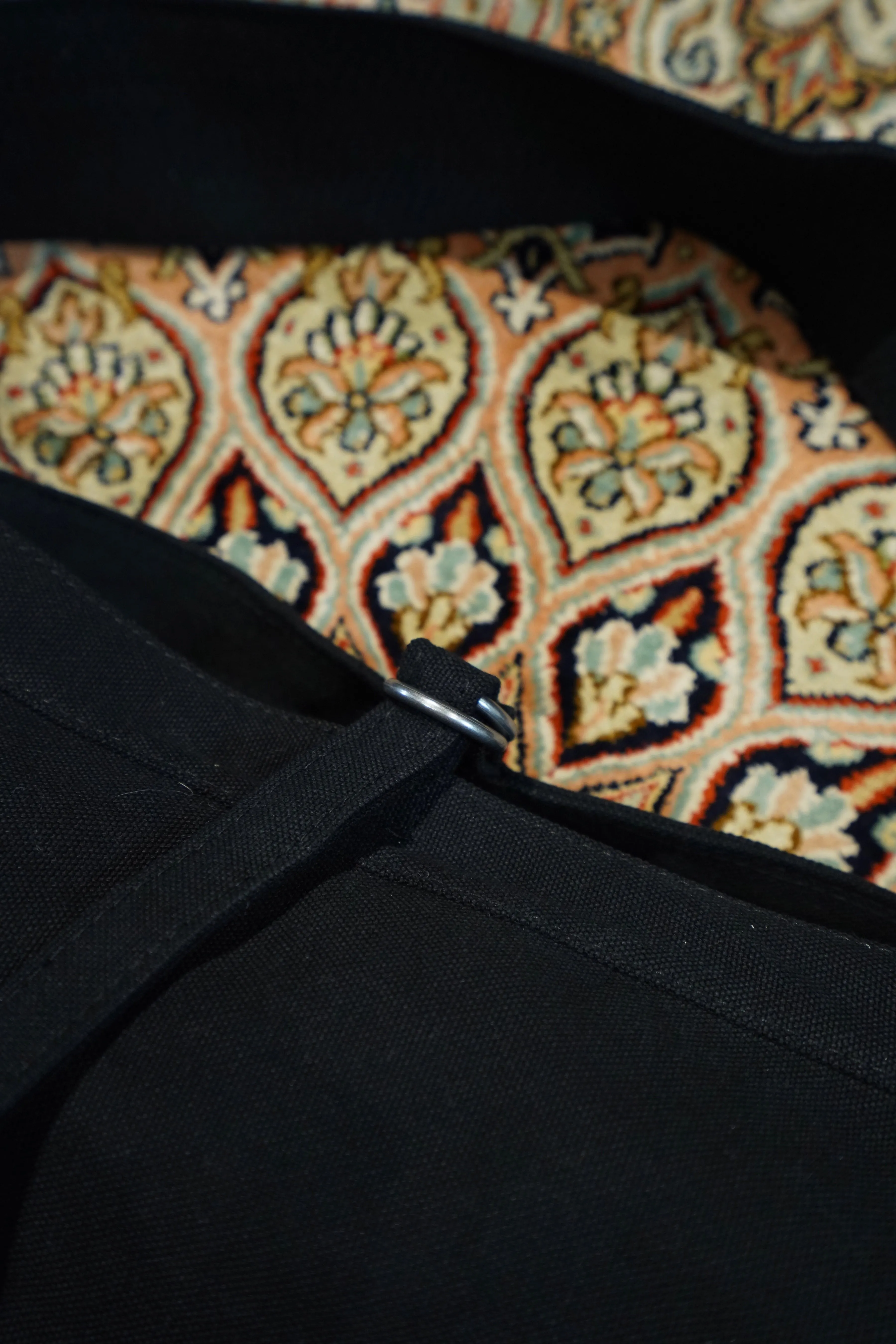 Taiga Takahashi NEWSBOY BAG (BLACK)