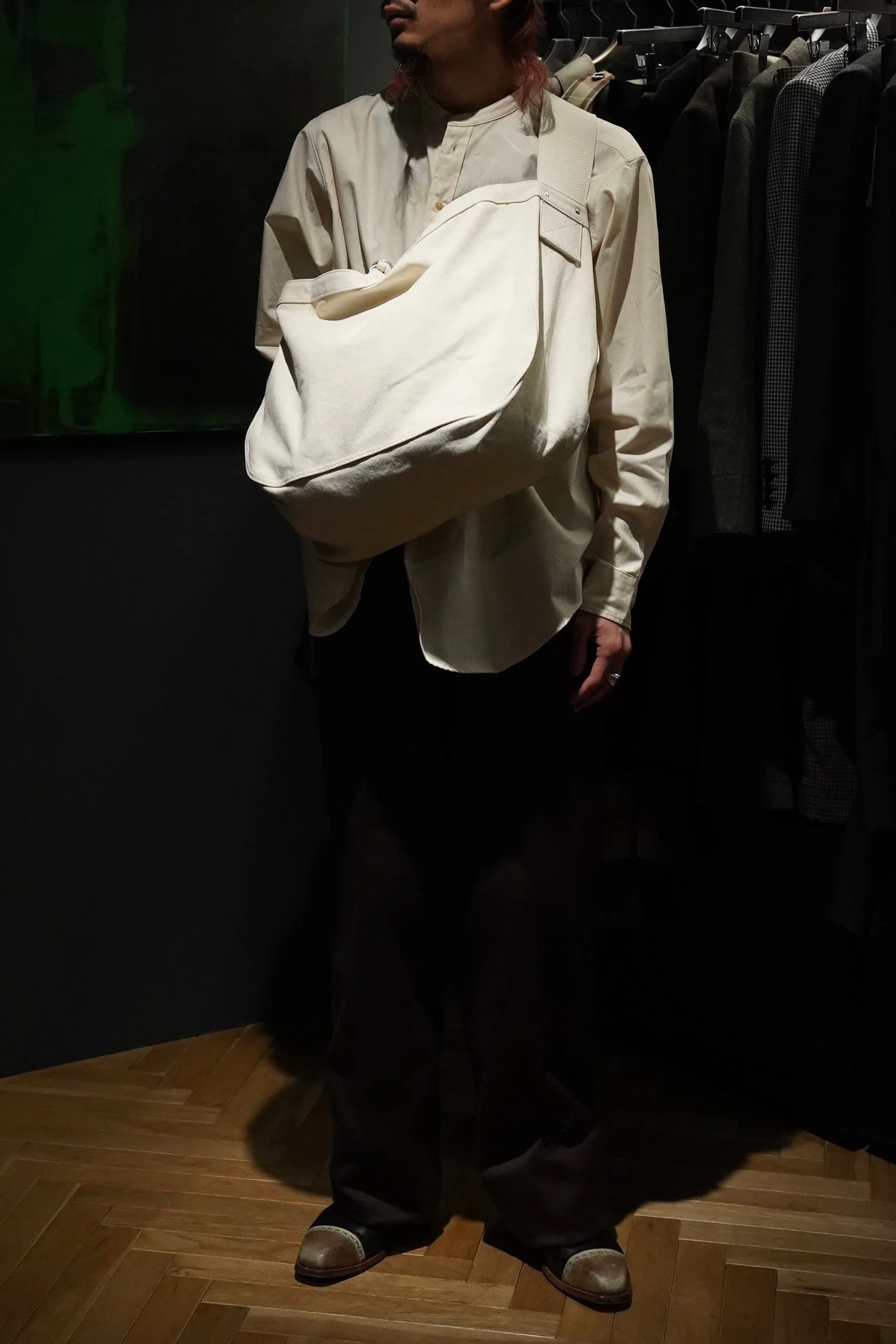 Taiga Takahashi NEWSBOY BAG (IVORY)