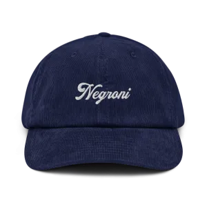 The Negroni Script Corduroy hat