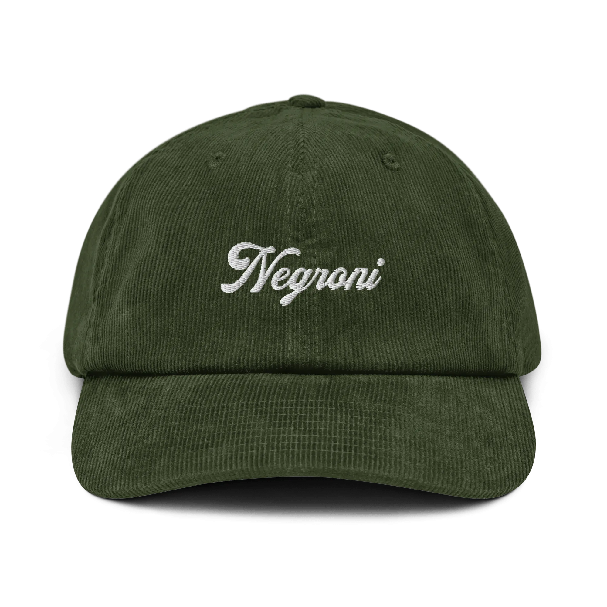 The Negroni Script Corduroy hat