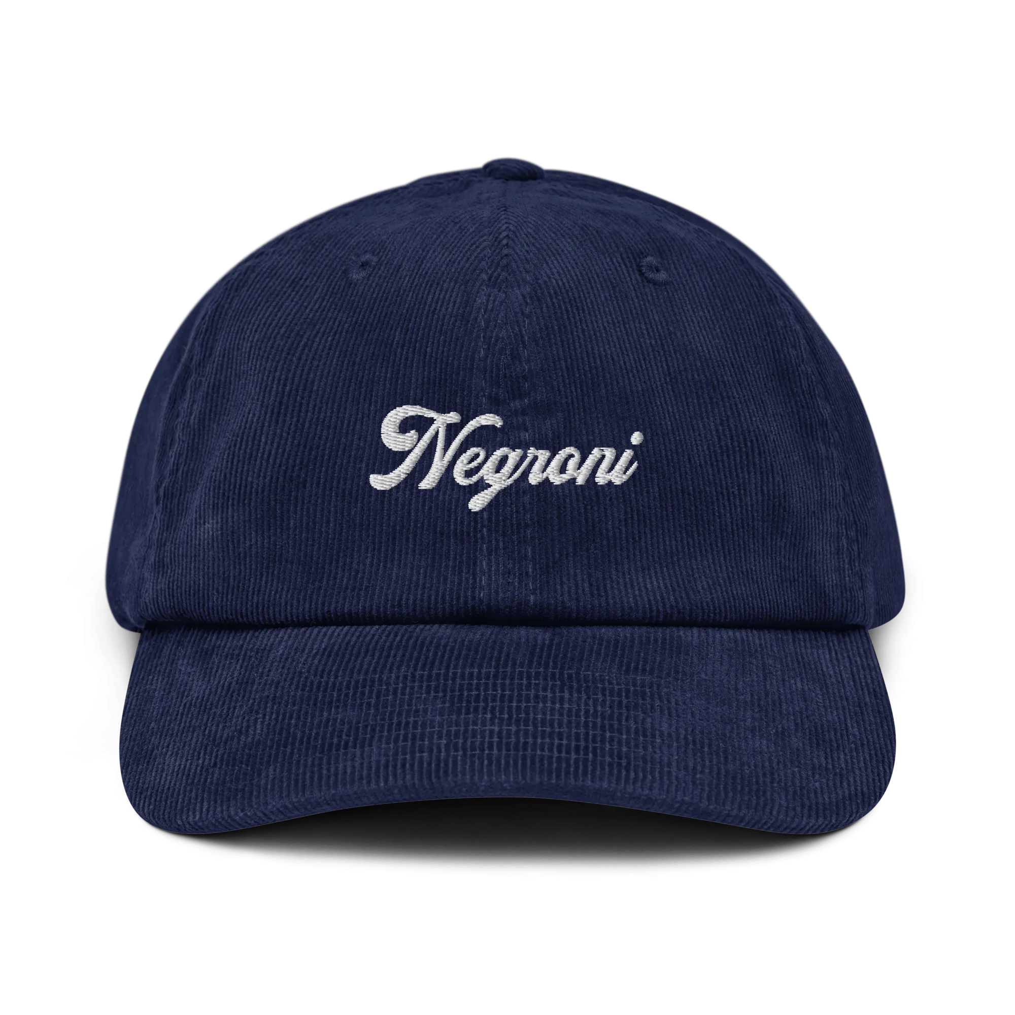 The Negroni Script Corduroy hat