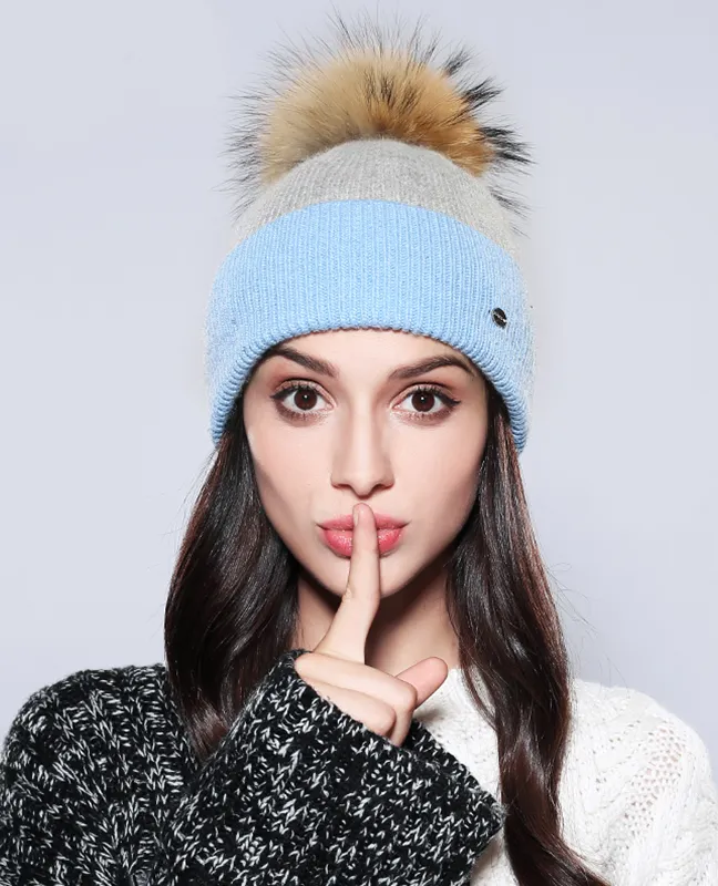 Trendy Rabbit Fur Beanie