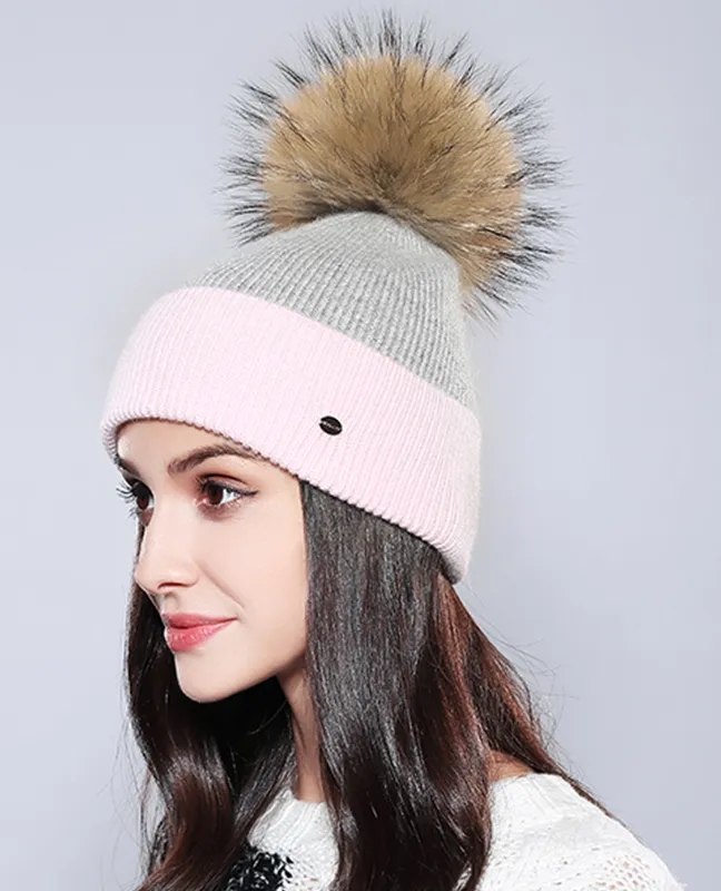 Trendy Rabbit Fur Beanie