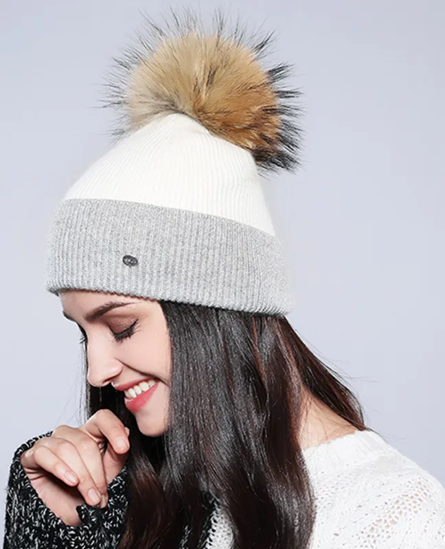 Trendy Rabbit Fur Beanie