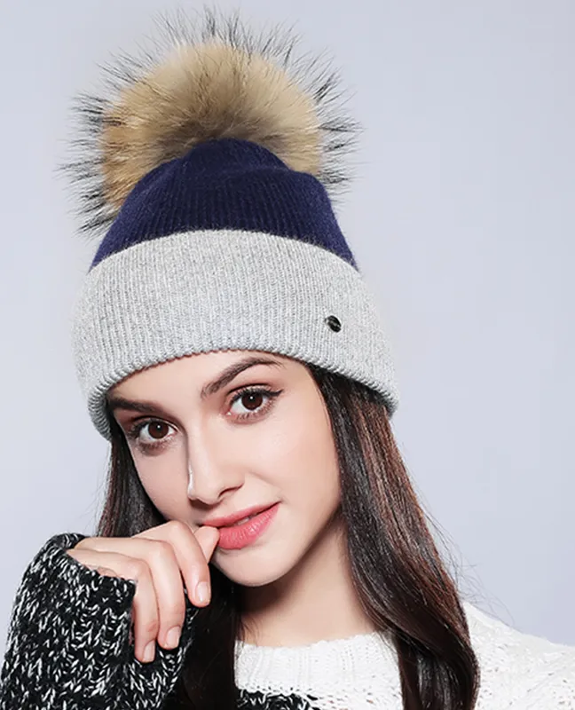 Trendy Rabbit Fur Beanie