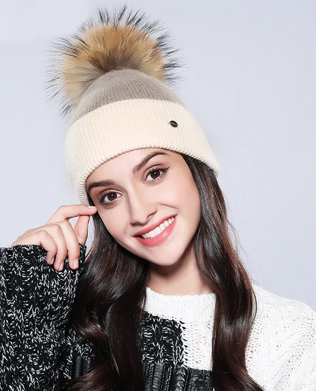 Trendy Rabbit Fur Beanie