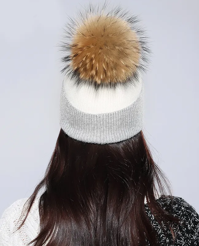 Trendy Rabbit Fur Beanie