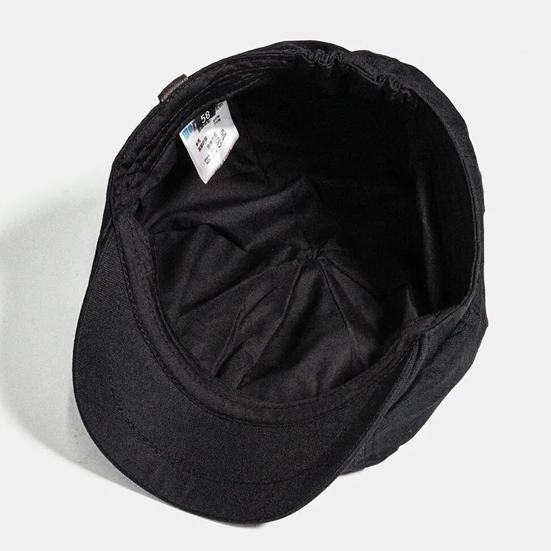 Vintage British Newsboy Cap | Men's Retro Hat