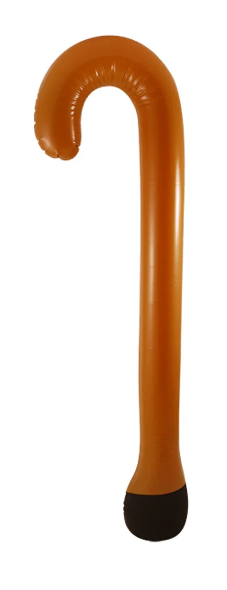 Vintage Flat Cap Hat (Adult) with Old Man Glasses & Inflatable Walking Stick - Classic Style for Sophisticated Charm