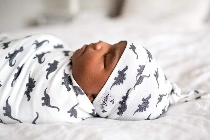 Wild Newborn Top Knot Hat