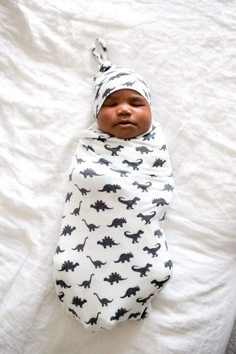 Wild Newborn Top Knot Hat