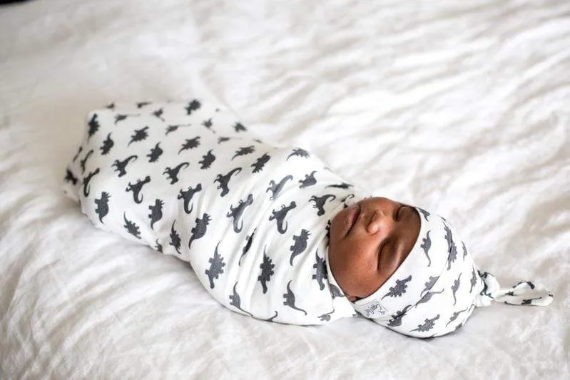Wild Newborn Top Knot Hat