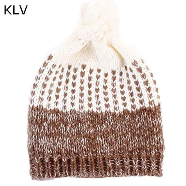 Winter Baby Beanie Hat Cute Knitted Kids Beanie