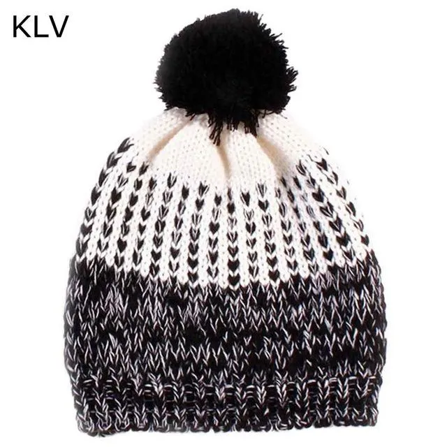 Winter Baby Beanie Hat Cute Knitted Kids Beanie
