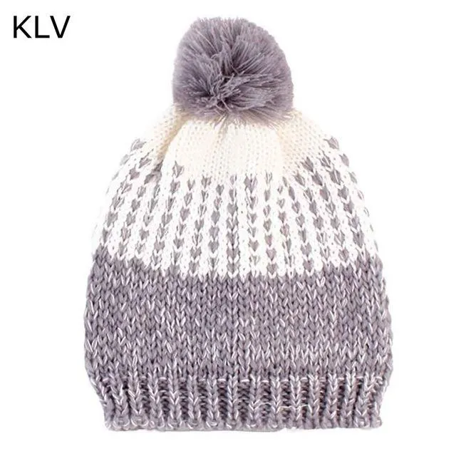 Winter Baby Beanie Hat Cute Knitted Kids Beanie